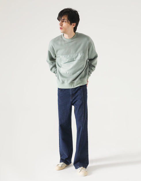 KANGAROO PATCH POCKET SWEATSHIRT
